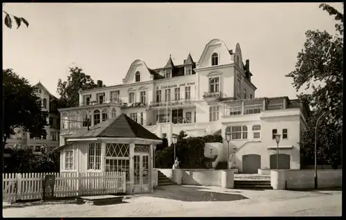 Ansichtskarte Bansin-Heringsdorf Usedom FDGB-Erholungsheim "Josef Orlopp" 1962