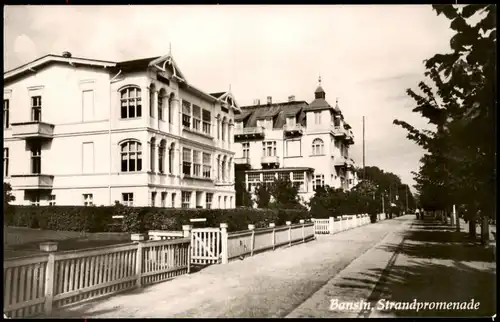 Ansichtskarte Bansin-Heringsdorf Usedom Strandpromenade 1961