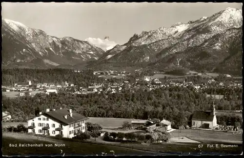 Ansichtskarte Bad Reichenhall Stadt vom Noun 1970