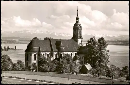 Birnau-Uhldingen-Mühlhofen Wallfahrtskirche Birnau - Bergkette 1961