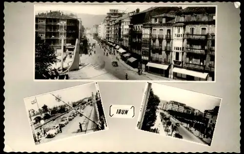Postales Irun Irún 3 Bild: Straßenansichten 1964