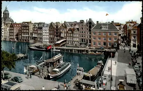 Postkaart Amsterdam Amsterdam Schiff - Damrak 1969