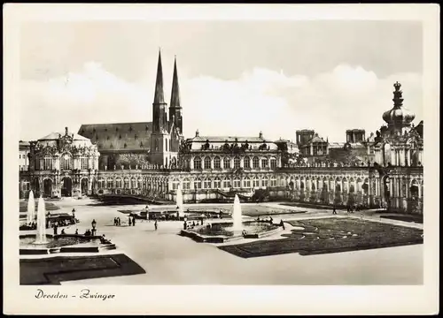 Innere Altstadt-Dresden Zwinger, Sophienkirche vor der Zerstörung 1945 1967