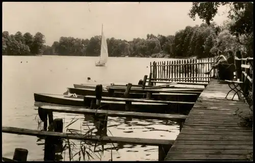 Ansichtskarte Petershagen-Eggersdorf Am Bätzsee - Bootsanleger 1960/1964