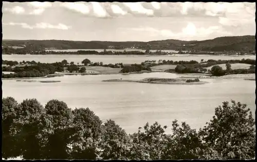 Ansichtskarte Plön Blick über den See 1965