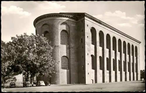 Ansichtskarte Trier Konstantin-Basilika/Römische Basilika 1963