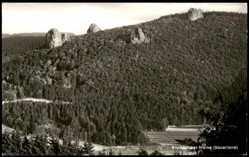 Ansichtskarte Bruchhausen-Olsberg Bruchhauser Steine 1962