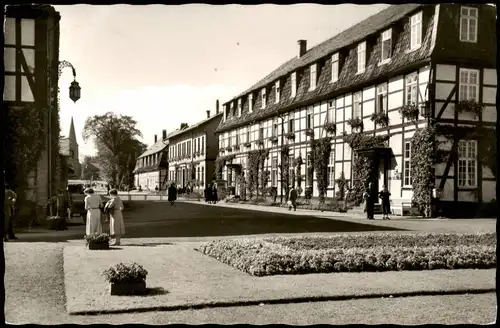 Ansichtskarte Bad Driburg Straßenpartie - Kurhäuser 1958