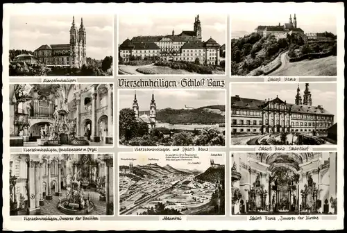 Ansichtskarte Bad Staffelstein Kloster Banz - Mehrbild 1963
