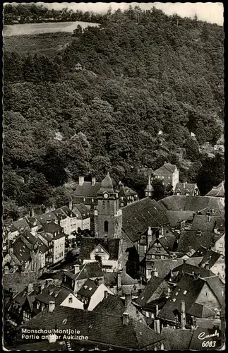 Ansichtskarte Monschau/Eifel Montjoie Blick auf die Stadt 1959
