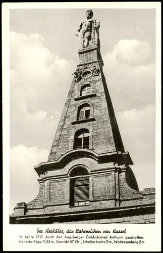 Ansichtskarte Kassel Cassel Der Herküles, das Wahrzeichen von Kassel 1959