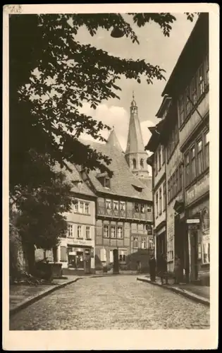 Ansichtskarte Nordhausen Straße, Eisdiele 1955