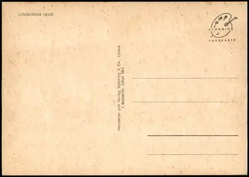 Ansichtskarte .Niedersachsen Lüneburger Heide, Schäfer 1968