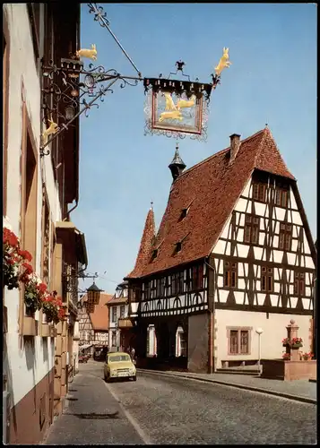 Ansichtskarte Michelstadt Gasthof ,,Drei Hasen" 1978