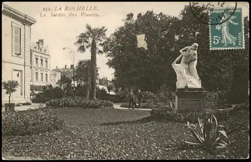 CPA La Rochelle Le Jardin des Plantes. 1909