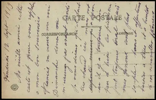 CPA Aix-les-Bains Le Grand Cercle 1914