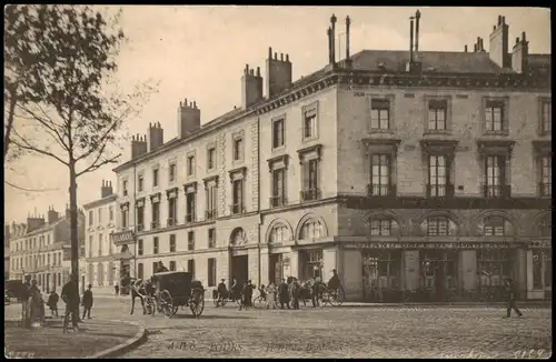 CPA Tours Hotel de Bordeux - Kutschen 1913
