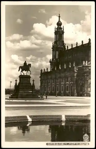 Ansichtskarte Innere Altstadt-Dresden Hofkirche 1930 Walter Hahn:5132