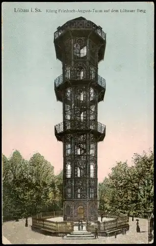 Löbau König Friedrich August-Turm (Löbauer Berg/Lubijska Hora) 1930