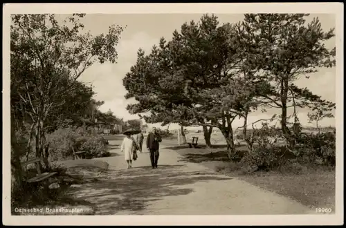 Ansichtskarte Brunshaupten-Kühlungsborn Strandweg - Fotokarte 1930