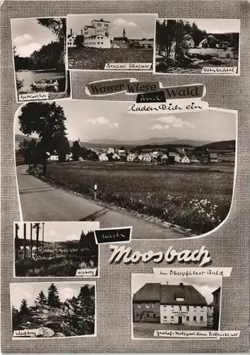 Ansichtskarte Moosbach (Oberpfalz) Mehrbildkarte 1960