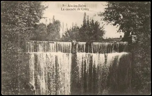 CPA Aix-les-Bains La Cascade de Cresy 1922
