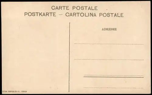 Ansichtskarte Zürich vom Polytechnikum gesehen 1913