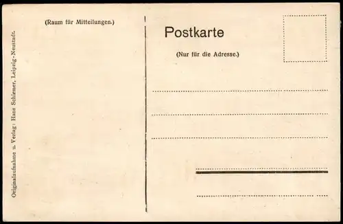 Ansichtskarte Lindenau-Leipzig Hauseinsturz Hebelstrasse 17 1907