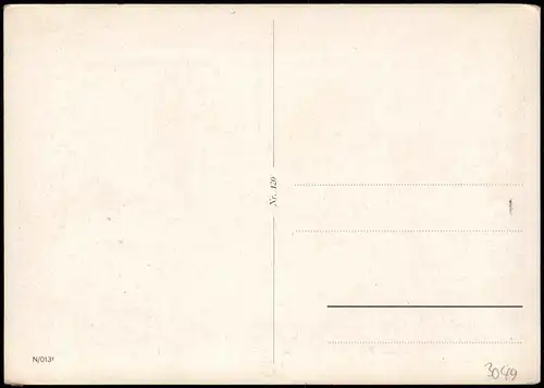 Ansichtskarte München Isarpartie mit Gebirge 1934