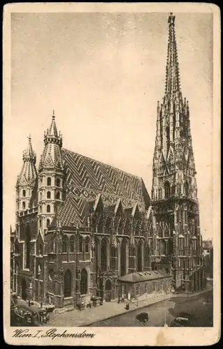 Ansichtskarte Wien Stephansdom 1922