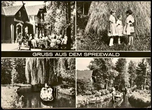 Lübbenau (Spreewald) DDR Mehrbildkarte mit Spreewald  1960