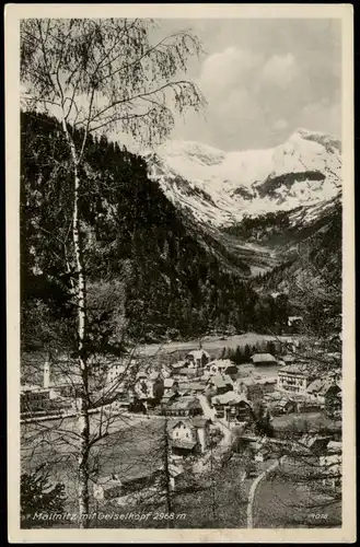 Ansichtskarte Mallnitz Panorama-Ansicht mit Geiselkopf 1939