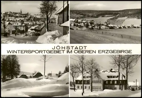 Jöhstadt (Erzgebirge) MB Wintersportgebiet im Oberen Erzgebirge 1977/1976