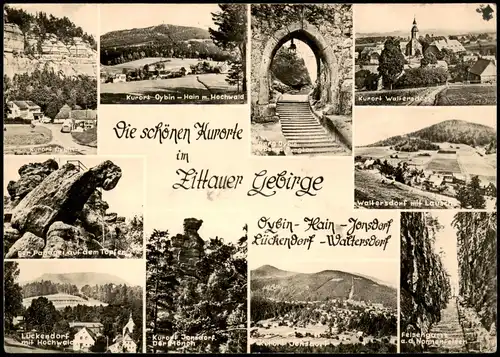 Ansichtskarte Zittau Kurorte im Zittauer Gebirge rd. um Zittau 1959