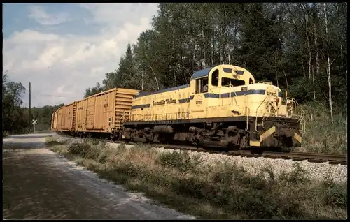 Ansichtskarte  LAMOILLE VALLEY 7804 Eisenbahn Railway Vermont USA 1970