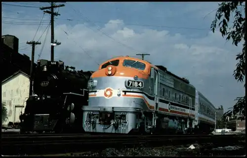 Ansichtskarte  MARYLAND DOT 7184 Eisenbahn Railway USA Amerika 1970