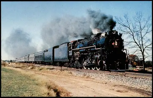 Ansichtskarte  SOUTHERN 2716 near Alto GA Eisenbahn Railway USA Amerika 1981