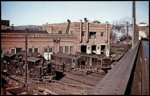 Ansichtskarte  NEW YORK CENTRAL at Harmon NY Eisenbahn Railway USA 1960