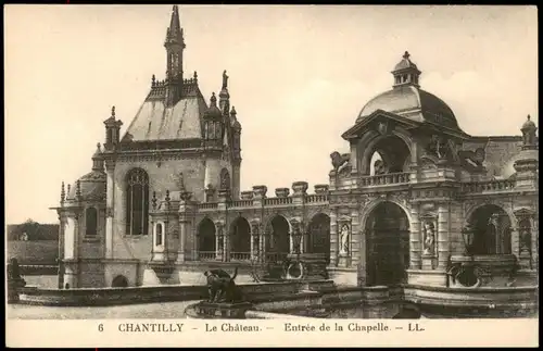 CPA Chantilly Chantilly Le Chateau 1922