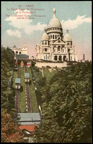 Paris Basilique du Sacré-Cœur de Montmartre (Basilika Sacre-Coeur) 1922