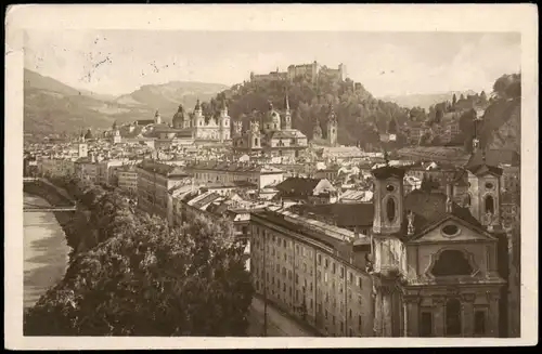 Ansichtskarte Salzburg Salzburg von der Humboldterrasse 1930