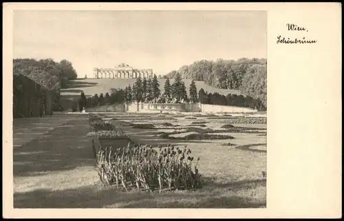 Ansichtskarte Hietzing-Wien Schloss Schönbrunn, Castle View 1930