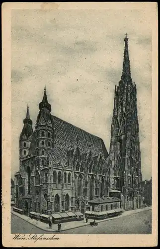 Ansichtskarte Wien Stephansdom 1927