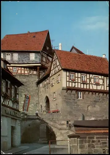 Ansichtskarte Kronach Bamberger Tor, Fotogeschäft 1972