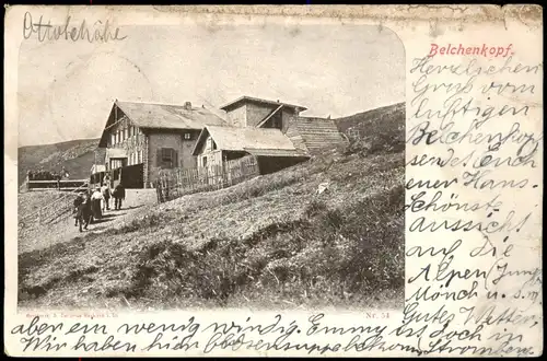 CPA Hartmannsweiler Hartmannswiller Belchenkopf - Hütte 1901