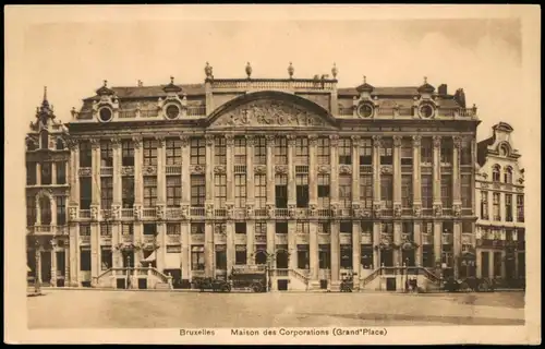 Postkaart Brüssel Bruxelles Maison des Corporations (Grand Place) 1910