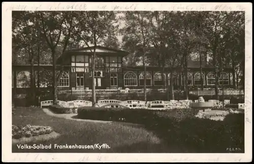 Ansichtskarte Bad Frankenhausen Oberes Bad 1952