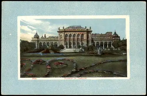 Ansichtskarte Wien Kursaal im Stadtpark 1911