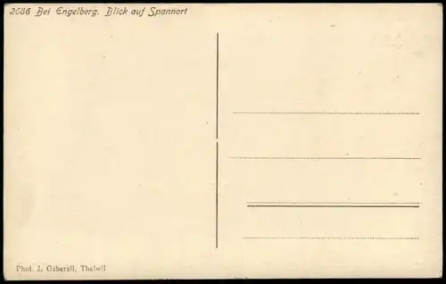 Ansichtskarte Innertkirchen Blick auf Spannort - Stimmungsbild 1932