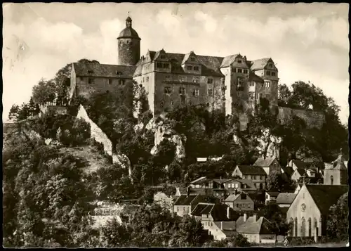 Ansichtskarte Ranis Burg Ranis mit Museum und HO-Gaststätte 1968